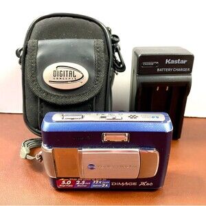 Konica Minolta DiMage X60 digital camera; great condition w/charger. TESTED